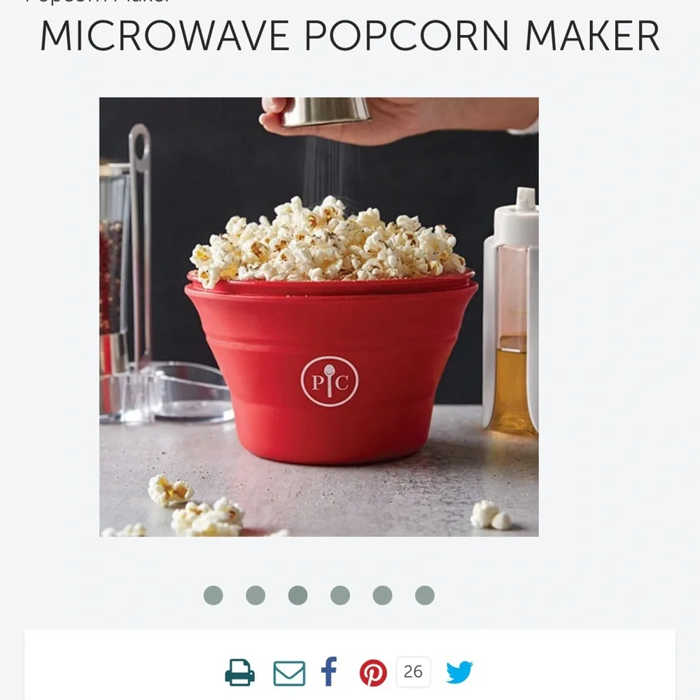 Pampered Chef‎ Microwave Popcorn Popper
